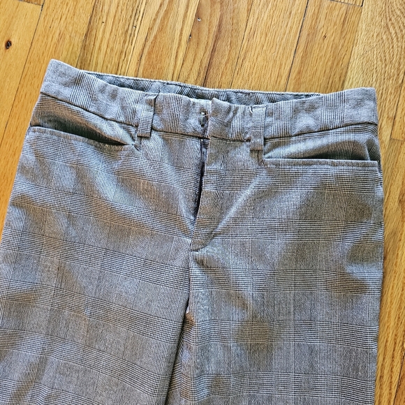 Women's dress pants stretch black and white checkered size 0 low waisted - Picture 2 of 4